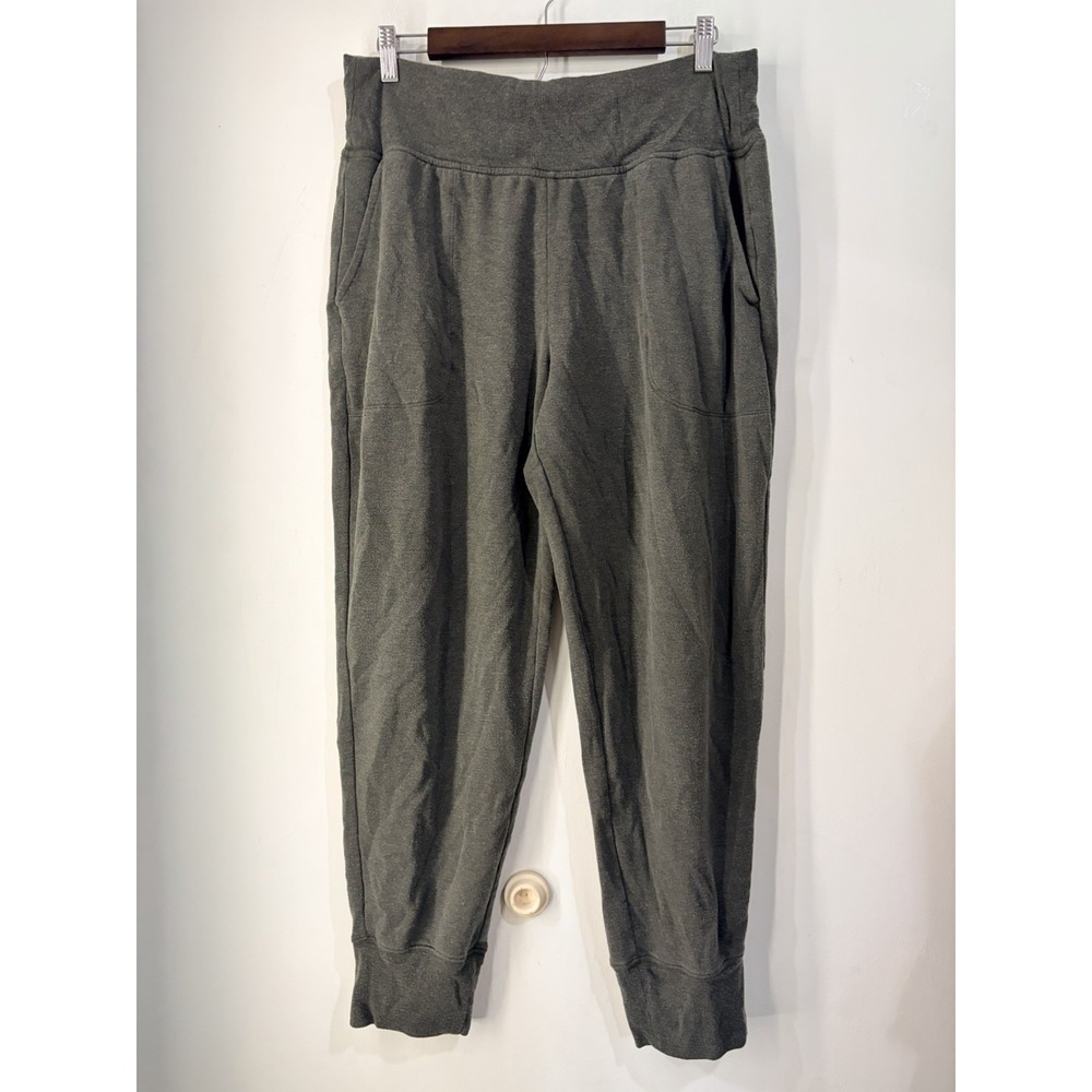 Athleta Women's Large Olive Green‎ Ultra Soft Jogger Sweatpants Lounge